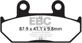EBC-Brakes British Made Kevlar® Organic FA Series Brake Pads to fit Front Left