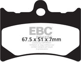 EBC-Brakes British Made Kevlar® Organic FA Series Brake Pads to fit Front Right