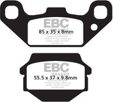 EBC-Brakes Carbon TT Pads for Enduro/MX Bikes to fit Front Left