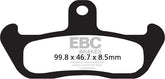 EBC-Brakes British Made Kevlar® Organic FA Series Brake Pads to fit Front Left