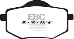 EBC-Brakes British Made Kevlar® Organic FA Series Brake Pads to fit Front Left