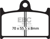 EBC-Brakes British Made Kevlar® Organic FA Series Brake Pads to fit Front Left