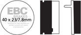 EBC-Brakes British Made Kevlar® Organic FA Series Brake Pads to fit Rear Left