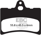 EBC-Brakes British Made Kevlar® Organic FA Series Brake Pads to fit Rear Left