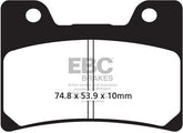 EBC-Brakes British Made Kevlar® Organic FA Series Brake Pads to fit Front Left