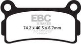 EBC-Brakes British Made Kevlar® Organic FA Series Brake Pads to fit Rear Left