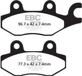 EBC-Brakes Carbon TT Pads for Enduro/MX Bikes to fit Front Left