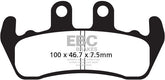 EBC-Brakes British Made Kevlar® Organic FA Series Brake Pads to fit Front Left