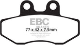 EBC-Brakes British Made Kevlar® Organic FA Series Brake Pads to fit Front Left