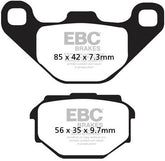 EBC-Brakes British Made Kevlar® Organic FA Series Brake Pads to fit Rear Right