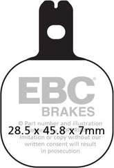 EBC-Brakes British Made Kevlar® Organic FA Series Brake Pads to fit Front Left