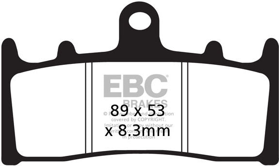 EBC-Brakes British Made Kevlar® Organic FA Series Brake Pads to fit Front Left