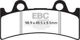 EBC-Brakes British Made Kevlar® Organic FA Series Brake Pads to fit Front Left