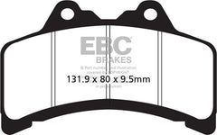 EBC-Brakes British Made Kevlar® Organic FA Series Brake Pads to fit Front Left