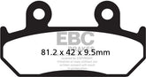 EBC-Brakes British Made Kevlar® Organic FA Series Brake Pads to fit Front Left