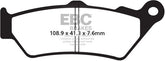 EBC-Brakes British Made Semi-Sintered V-Pads to fit Rear Left