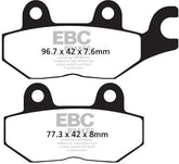 EBC-Brakes British Made Kevlar® Organic FA Series Brake Pads to fit Front Right