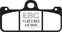 EBC-Brakes USA Made Double-H Series Sintered Brake Pads to fit Front Left