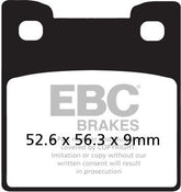 EBC-Brakes British Made Kevlar® Organic FA Series Brake Pads to fit Rear Left