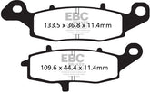 EBC-Brakes British Made Semi-Sintered V-Pads to fit Rear Right