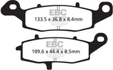 EBC-Brakes British Made Kevlar® Organic FA Series Brake Pads to fit Rear Right
