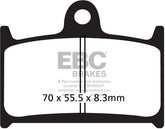 EBC-Brakes British Made Kevlar® Organic FA Series Brake Pads to fit Front Left