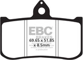 EBC-Brakes British Made Kevlar® Organic FA Series Brake Pads to fit Front Left