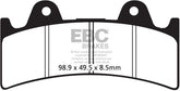 EBC-Brakes British Made Kevlar® Organic FA Series Brake Pads to fit Front Left