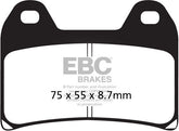 EBC-Brakes British Made Kevlar® Organic FA Series Brake Pads to fit Front Left
