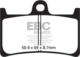 EBC-Brakes British Made Kevlar® Organic FA Series Brake Pads to fit Front Left