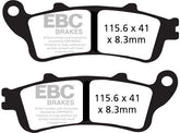 EBC-Brakes British Made Semi-Sintered V-Pads to fit Rear Left