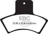 EBC-Brakes Carbon TT Pads for Enduro/MX Bikes to fit Rear Left