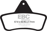 EBC-Brakes Carbon TT Pads for Enduro/MX Bikes to fit Front Left