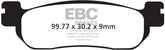 EBC-Brakes British Made Kevlar® Organic FA Series Brake Pads to fit Front Left