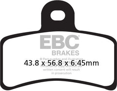 EBC-Brakes British Made Kevlar® Organic FA Series Brake Pads to fit Front Left