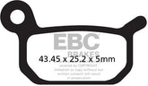 EBC-Brakes Carbon TT Pads for Enduro/MX Bikes to fit Front Left