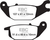 EBC-Brakes British Made Kevlar® Organic FA Series Brake Pads to fit Rear Right