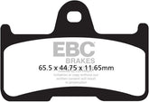 EBC-Brakes Carbon TT Pads for Enduro/MX Bikes to fit Rear Left