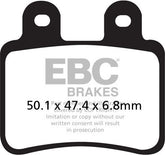 EBC-Brakes Carbon TT Pads for Enduro/MX Bikes to fit Rear Left