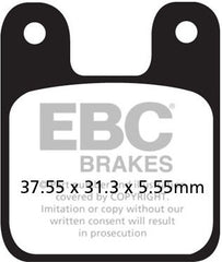EBC-Brakes British Made Kevlar® Organic FA Series Brake Pads to fit Front Left