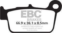 EBC-Brakes R Series Heavy Duty Sintered Brake Pads to fit Rear Right
