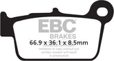 EBC-Brakes Carbon TT Pads for Enduro/MX Bikes to fit Rear Right