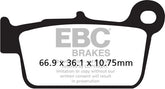 EBC-Brakes Carbon TT Pads for Enduro/MX Bikes to fit Rear Left