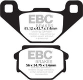 EBC-Brakes British Made Kevlar® Organic FA Series Brake Pads to fit Rear Left