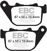 EBC-Brakes British Made Kevlar® Organic FA Series Brake Pads to fit Rear Left