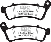 EBC-Brakes British Made Kevlar® Organic FA Series Brake Pads to fit Front Left
