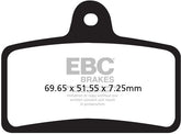 EBC-Brakes British Made Kevlar® Organic FA Series Brake Pads to fit Front Left