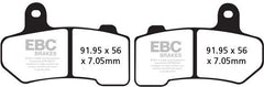 EBC-Brakes USA Made Double-H Series Sintered Brake Pads to fit Front Left