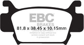 EBC-Brakes Carbon TT Pads for Enduro/MX Bikes to fit Front Left