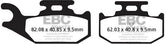 EBC-Brakes Carbon TT Pads for Enduro/MX Bikes to fit Rear Left